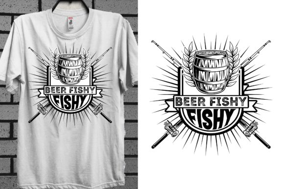 Beer Fishy Fishy Graphics for T-Shirt Designs