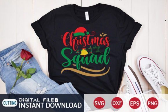 Christmas Squad Graphics for T-Shirt Designs