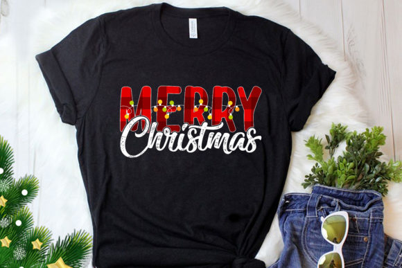 Merry Christmas Vector Graphics for T-Shirt Designs