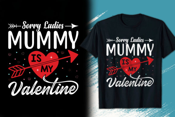 Mummy Valentine Graphics for T-Shirt Designs