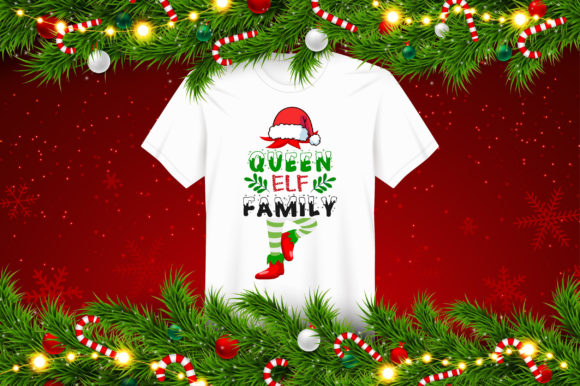 Queen Elf Christmas Teacher Graphics for T-Shirt Designs