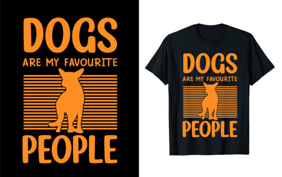 Review: Dogs Are My Favourite T-Shirt Design for Embroidery