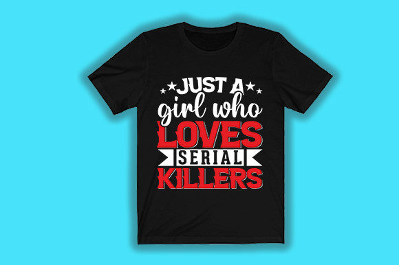 Serial Killer Girl Graphics for T-Shirt Designs