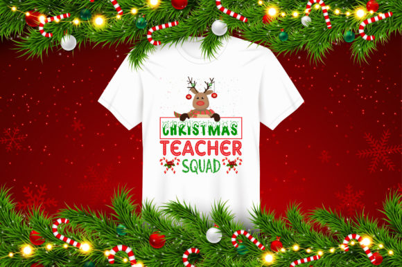 Squad Christmas Teacher Graphics & T-Shirt Designs