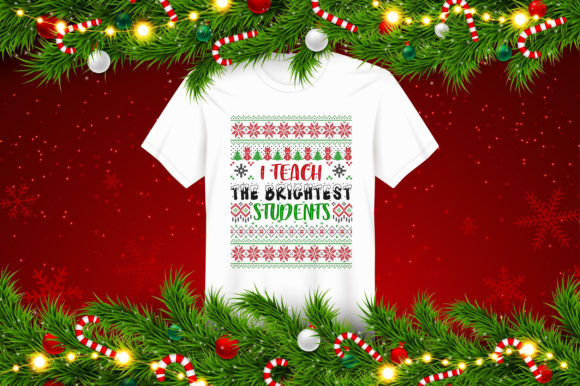 Student Christmas Teacher Design: Graphics & T-Shirt Designs
