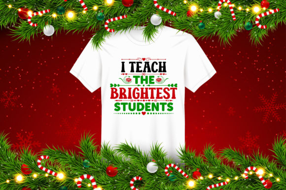 Students Christmas Teacher Design Graphics for T-Shirt Designs