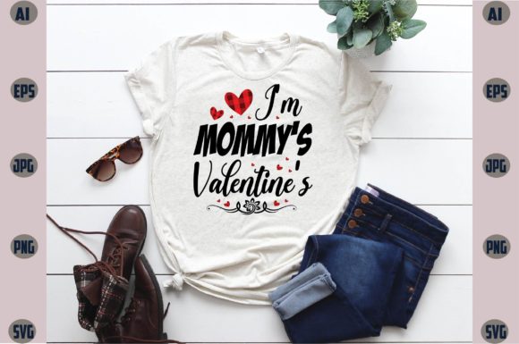 Valentine's Day Typography SVG for T-Shirt Designs & Graphics
